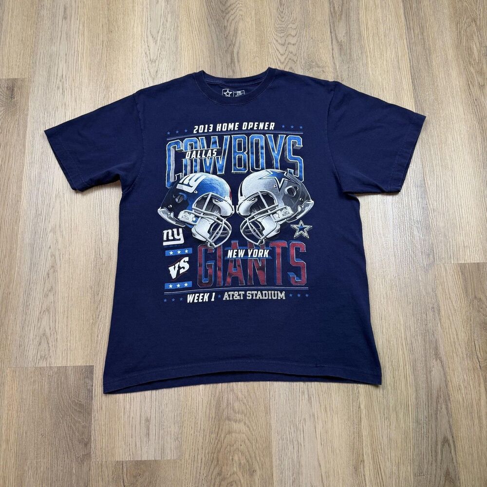 Dallas Cowboys Shirt Mens Large Blue NFL Football Cowboys Team Apparel 2013